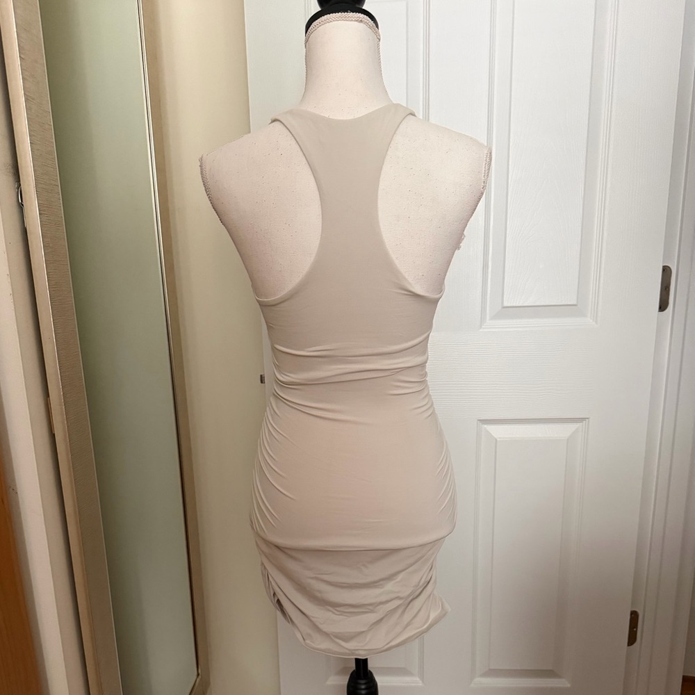 Aritzia Babaton Ruched Racer Back Mini Dress - Picture 3 of 3